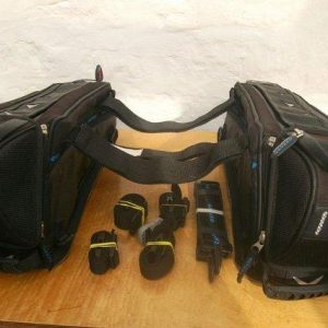 A pair of Oxford Sprint lifetime luggage panniers for sale