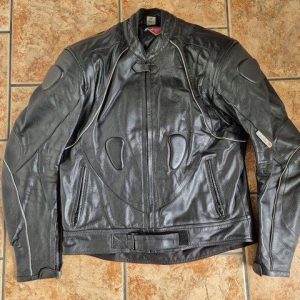 Texspeed men's leather motorcycle jacket size med for sale