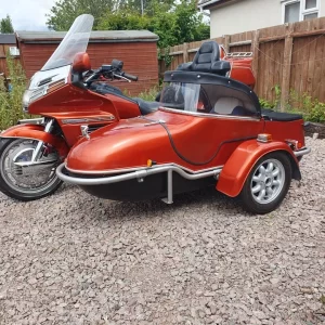 1997 Honda GL1500 Goldwing with Watsonian sidecar attached