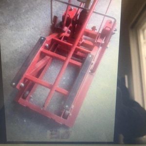 Motor Cycle Hydraulic Lift,fitted locking safety bar for sale