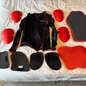 Acerbis upper body armour and Fox leg armour for sale