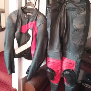 AKITO Line Olympic RS, made by DIFI Two piece motorcycle leathers for sale