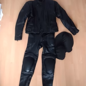 Leather Motorcycle Jacket & Trousers