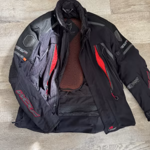 Men’s Motorbike Jacket & Trousers  Wolf Titanium Outlast set