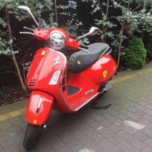 73 Plate Vespa GTS 300 Ferrari Edition For Sale