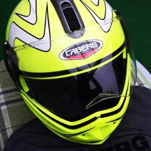 Caberg Flip Top High Viz Helmet for sale