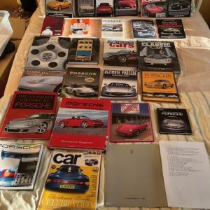 Porsche Books (22 ) + 4 Glossy Posters & 4 General Driving  For Sale