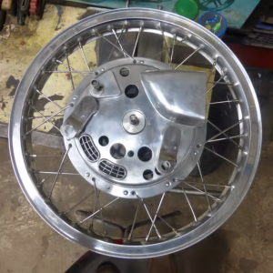 BSA Triumph any Project 8" Twin Leading Hub Complete for sale