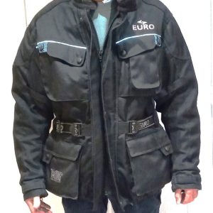 For Sale   Motorcycle jacket and trousers. Brand: EURO size med