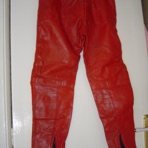 For Sale  Motorcycle trousers red leather size 36