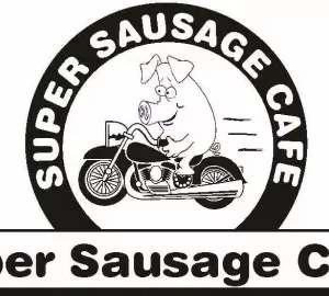 Bike meets at the  super sausage cafe