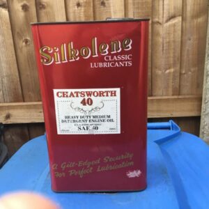 FOR SALE   SILKOLENE CHATSWORTH 40 VINTAGE CLASSIC ENGINE OIL 5 LITRE CAN