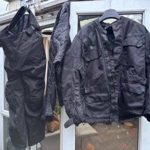 For Sale Frank Thomas Motorcycle Jacket and Trousers – Black, XXL